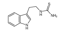 [2-(1H-吲哚-3-基)-乙基]-硫脲结构式