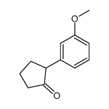 2-(3-methoxyphenyl)cyclopentan-1-one结构式