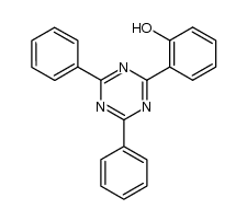 2-(2-Hydroxyphenyl)-4,6-diphenyl-1,3,5-triazine结构式