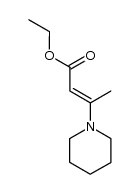 ethyl β-(N-piperidino)crotonate Structure