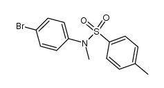 N-(4-Bromphenyl)-N,4-dimethylbenzolsulfonamid结构式