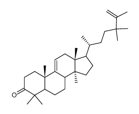 24,24-Dimethyllanosta-9(11),25-dien-3-one结构式