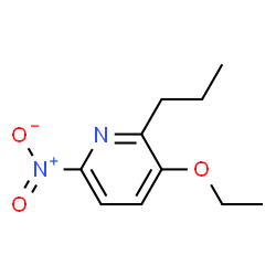 Pyridine, 3-ethoxy-6-nitro-2-propyl- (9CI) Structure