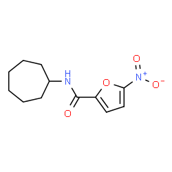 2-Furancarboxamide,N-cycloheptyl-5-nitro-(9CI) Structure