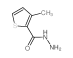 2-Thiophenecarboxylicacid,3-methyl-,hydrazide(9CI) structure