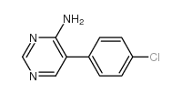 5-(4-chlorophenyl)pyrimidin-4-amine Structure