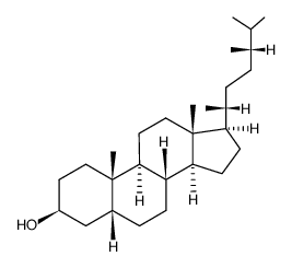 5β-ergostanol结构式