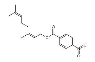 Neryl-p-nitrobenzoat Structure