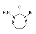 2-Amino-7-bromo-2,4,6-cycloheptatrien-1-one Structure