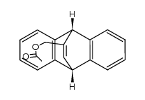 7-Acetoxymethyl-dibenzobicyclo[2.2.2]octatrien Structure