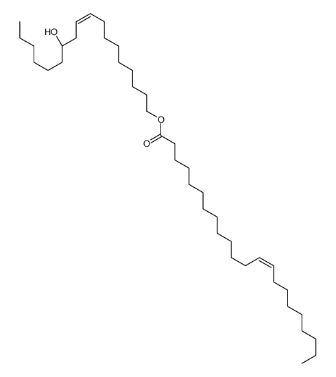 [(Z,12R)-12-hydroxyoctadec-9-enyl] (Z)-docos-13-enoate结构式