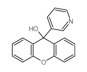 9-pyridin-3-ylxanthen-9-ol结构式