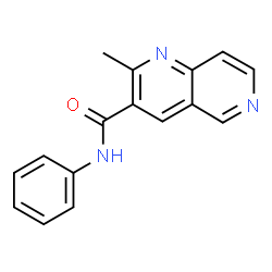 2-Methyl-N-phenyl-1,6-naphthyridine-3-carboxamide结构式