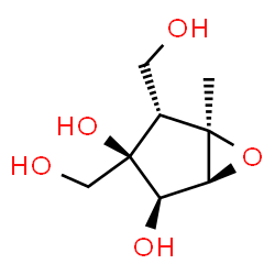 6-Oxabicyclo[3.1.0]hexane-2,3-dimethanol,3,4-dihydroxy-1-methyl-,(1R,2S,3R,4R,5S)-(9CI) structure