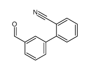 2-(3-formylphenyl)benzonitrile Structure