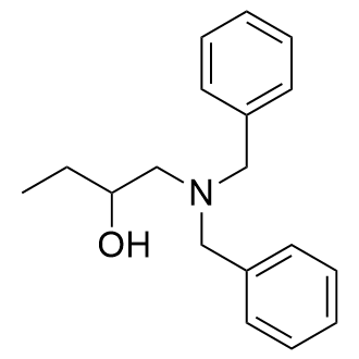 1-(Dibenzylamino)butan-2-ol Structure