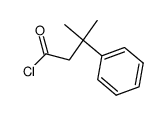 3-methyl-3-phenyl-butyryl chloride Structure