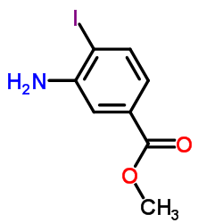 Methyl 3-amino-4-iodobenzoate structure