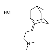 3-(2-adamantylidene)-N,N-dimethylpropan-1-amine,hydrochloride Structure