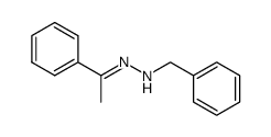 1-benzyl-2-(1-phenylethylidene)hydrazine结构式