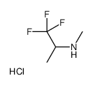 1,1,1-trifluoro-N-methylpropan-2-amine,hydrochloride structure