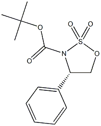 (S)-4-苯基-1,2,3-氧杂噻唑烷-3-羧酸叔丁酯 2,2-二氧化物图片