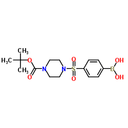 4-(4-(tert-Butoxycarbonyl)piperazin-1-ylsulfonyl)phenylboronic acid picture