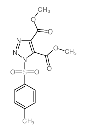 dimethyl 1-(4-methylphenyl)sulfonyltriazole-4,5-dicarboxylate Structure