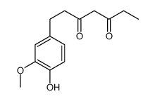 1-(4-hydroxy-3-methoxyphenyl)heptane-3,5-dione Structure