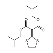 bis(2-methylpropyl) 2-(1,3-dithiolan-2-ylidene)propanedioate Structure