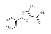 5-Oxazolecarboxamide, 4-methyl-2-phenyl- structure