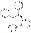 1,2-Diphenyl-2-(4-phenyl-3H-1,2-dithiol-3-ylidene)ethanone structure