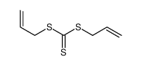 Carbonotrithioic acid, di-2-propenyl ester Structure