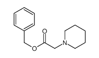 benzyl 2-piperidin-1-ylacetate结构式