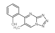 Phenol,2-(6-methyltetrazolo[1,5-a]pyrimidin-5-yl)-结构式