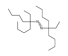 bis(5-ethylnonan-5-yl)diazene结构式