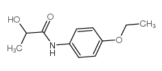 Propanamide,N-(4-ethoxyphenyl)-2-hydroxy-结构式
