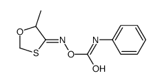 [(Z)-(5-methyl-1,3-oxathiolan-4-ylidene)amino] N-phenylcarbamate Structure