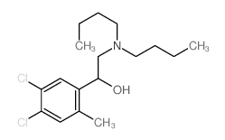 2-(dibutylamino)-1-(4,5-dichloro-2-methyl-phenyl)ethanol结构式
