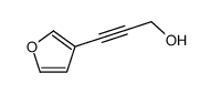3-(furan-3-yl)prop-2-yn-1-ol结构式