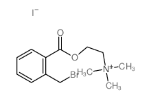 Ethanaminium, 2-((2-(bromomethyl)benzoyl)oxy)-N,N,N-trimethyl-, iodide (9CI) Structure