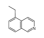 Isoquinoline, 5-ethyl- (9CI)结构式