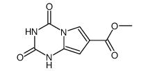 1,2,3,4-Tetrahydro-2,4-dioxopyrrolo[1,2-a]-1,3,5-triazine-7-carboxylic acid methyl ester structure