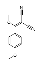 METHOXY(4-METHOXYPHENYL)METHYLENE]PROPANEDINITRILE结构式