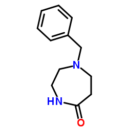 1-苄基-1,4-二氮杂环庚-5-酮结构式
