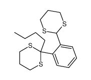2-Butyl-2-[2-(1,3-dithian-2-yl)phenyl]-1,3-dithiane结构式