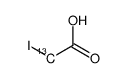 Iodoacetic acid-2-13C Structure
