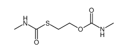 Methyl-carbamic acid 2-methylcarbamoylsulfanyl-ethyl ester结构式