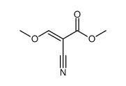 methoxymethylenecyanoacetic acid methyl ester Structure