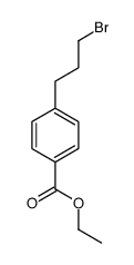 ethyl 4-(3-bromopropyl)benzoate结构式